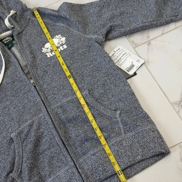NWT Roots Salt & Pepper Full Zip Hoodie - Picture 12 of 13
